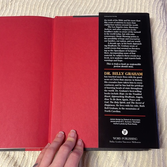 Storm Warning hard cover book by Billy Graham - Picture 4 of 10